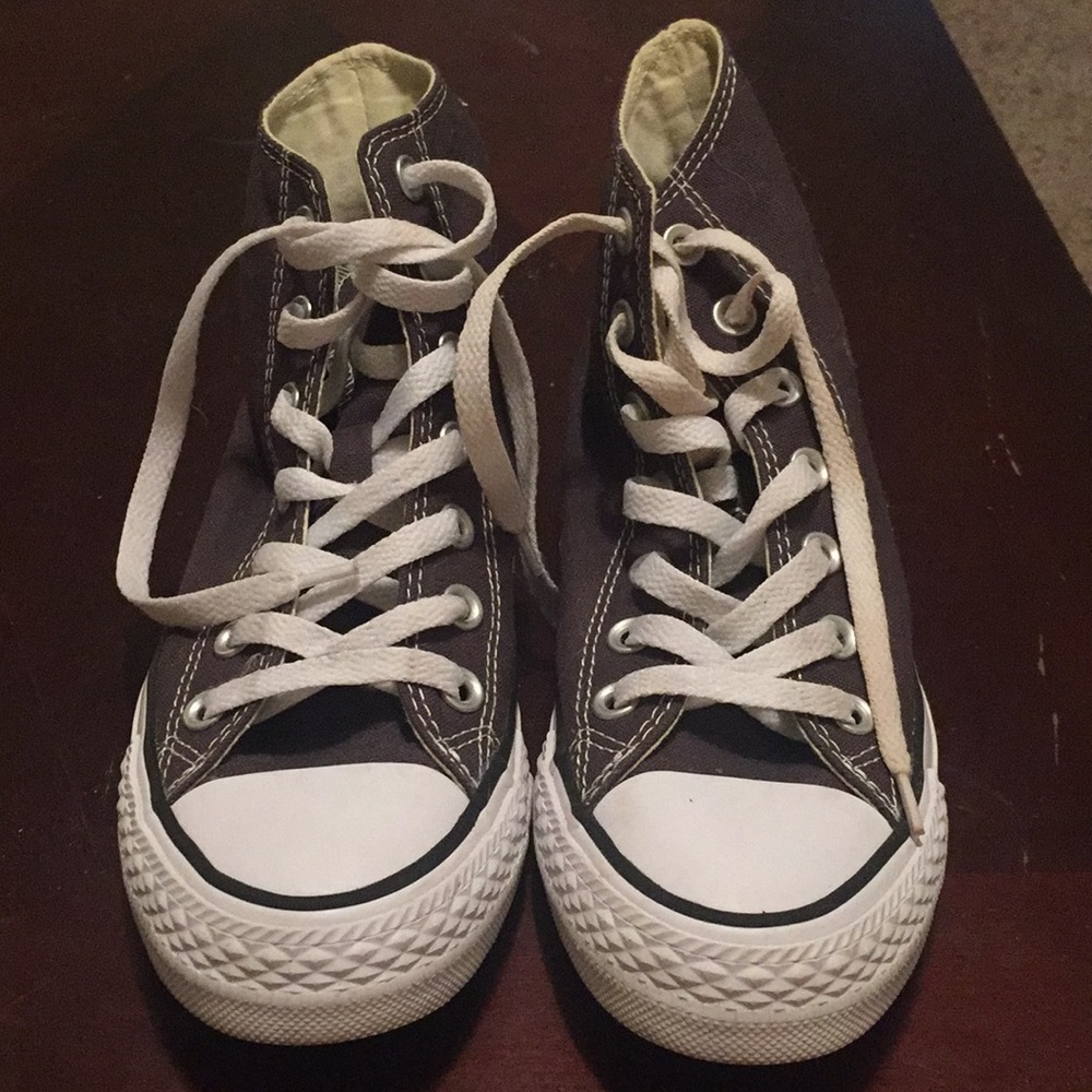 Converse grey high tops